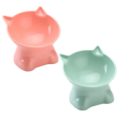 Produktbild von Katzennapf Set Erhöht Katzennapf Kunststoff - Fressnapf Katzennapf - Futternapf Katzen,(Typ:style5;)