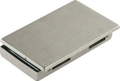 Produktbild von Gegenkasten Junior Office 11.287, rechts, Aluminium Edelstahl-Effekt