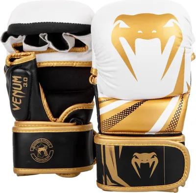 Produktbild von Venum Challenger 3.0 MMA Sparring-Handschuhe - Weiß-Gold - M