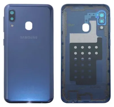 Obrázok produktu pre Samsung GH82-20125C Kryt batérie pre Galaxy A20E A202F + samolepiaca podložka, modrý,