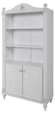 Produktbild von Bücherschrank Bücherregal Jugendzimmer Holz Möbel Regale Weiß Regal