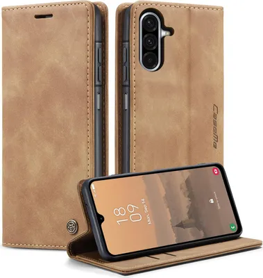 Produktbild von Samsung Galaxy A17 Hülle - CaseMe 013 Klapphülle - Braun