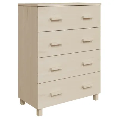 Obrázek produktu pro Příborník HAMAR medově hnědý 79x40x103,5 cm masivní borovice