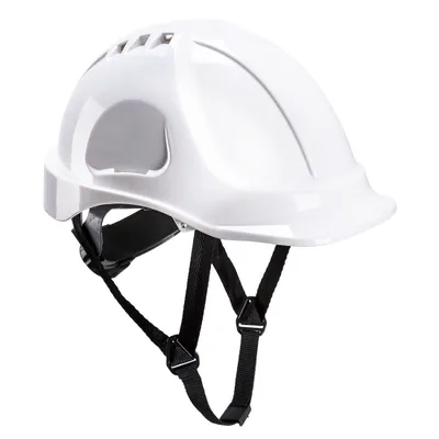 Zdjęcie produktu dla Kask ochronny 6-pkt PS55 BIAŁY budowlany wentylowany Hełm ABS 4-pkt pasek