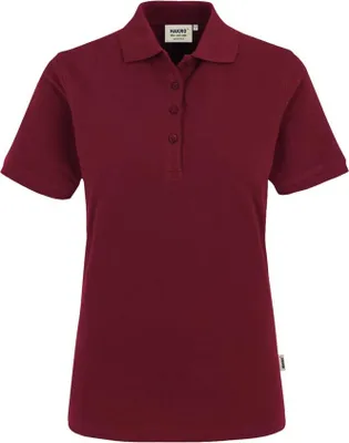 Produktbild von HAKRO Poloshirt Classic Damen #110  Gr. 2XL weinrot