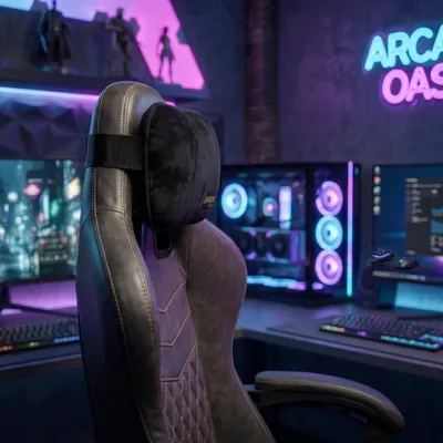 Ergonomisches Nackenkissen für Gaming-Stühle, entspanntes Zurücklehnen