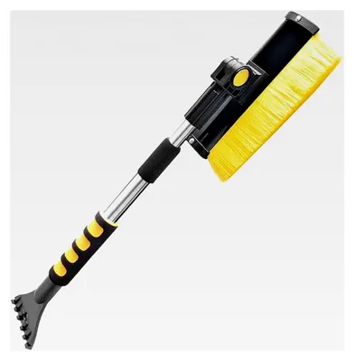 Produktbild von ProPlus Schneebürste mit Gummiwischer und Eiskratzer, teleskopierbarer Stiel 52-72 cm