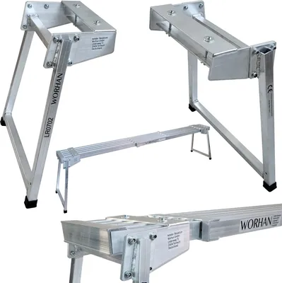 Immagine prodotto di WORHAN® Supporto per piattaforma BoardStand Elevazione per piattaforma di lavoro telescopica estensibile Adatto ai modelli TP240 e TP300 Piattaforma di lavoro PS60