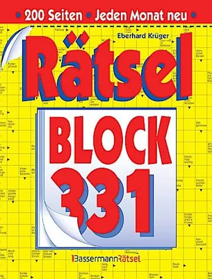 Immagine prodotto di Rätselblock 331 (5 Exemplare à 2,99 EUR)