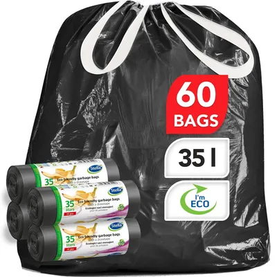 Imagen del producto de Solidchoice - Bolsas para basura con aroma a lavanda, 35 litros - 4 rollos