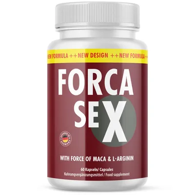 Produktbild von Forca Sex Kapseln  - für mehr Leidenschaft zu zweit - natürliche Zutatenkombination - 60 Kapseln