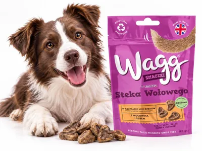 Productafbeelding van Wagg smakelijke rundvlees snack voor honden, 125g