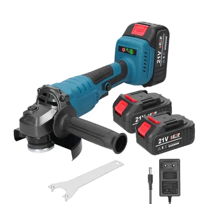 Obrázok produktu pre 21V bezkartáčová uhlová brúska, nastaviteľné otáčky, priemer kotúča 125 mm
