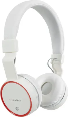 Produktbild von AV:link PBH-10 bezdrátová Bluetooth SD sluchátka, bílá