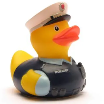 Produktbild von Duckshop I Badeente Polizist I Polizei Quietscheentchen I Quietscheente I Geschenk Beamte I Präsent Sammler