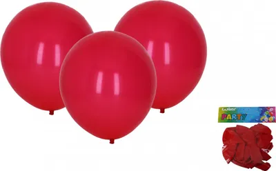 Immagine prodotto di Pallone gonfiabile 30 cm - set da 10, rosso
