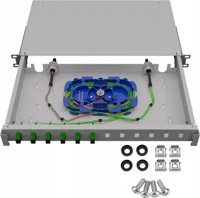 Obrázok produktu pre Optický prepínač RACK 19" 1U zásuvka pre RACK 12xSC Simplex