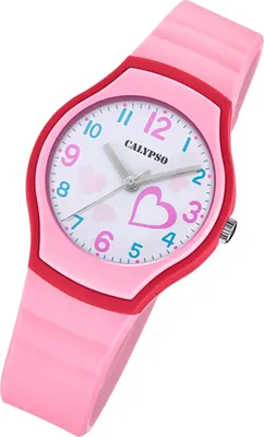 Produktbild von Calypso Jugend Analog Uhr K5806/2 Fashion Kunststoff Armbanduhr rosa UK5806/2