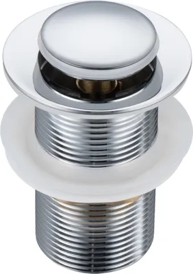 Produktbild von Balneo Stöpsel Klick-Klack Universell Waschbecken Messing 37,5 mm x G1 1/4 silber
