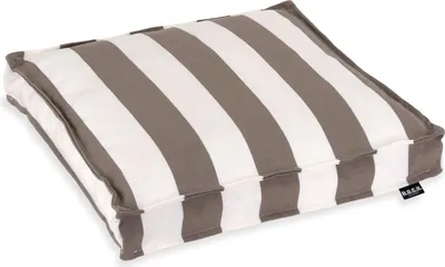 Produktbild von H.O.C.K. Classic Streifen Outdoor Sitzkissen 40x40x5cm taupe col. 1-20