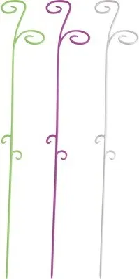 Obrázek produktu pro Tyčka k orchideji FloraSelf 62 cm ø 3 mm set 3 ks zelená, růžová, bílá