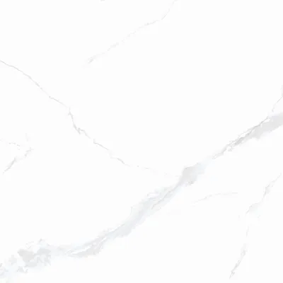 Produktbild von Bodenfliese Feinsteinzeug Statuario Luminsoa 60 x 60 cm weiß/grau