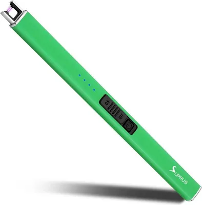 Immagine prodotto di Accendino elettrico SUPRUS USB ad arco, verde