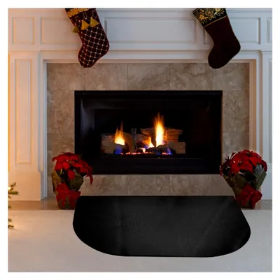 Produktbild von Funkenschutzplatte: Kaminbodenplatte 50 x 80 cm, feuerfeste Bodenschutzmatte für Kamine