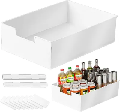 Produktbild von Ausziehbare Schublade, 31,5 x 21,5 x 9 cm, weiß, für Küche und Wohnzimmer