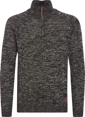 Produktbild von BLEND BHDanovan Herren Strickpullover Troyer Feinstrick Pullover mit Troyerkragen Reißverschluss Rippbündchen Baumwollmischung Regular fit