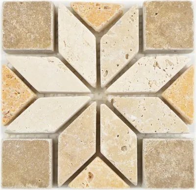 Produktbild von Naturstein Rosone Drexel Braun Beige Gold 10x10cm