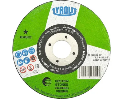 Produktbild von Trennscheibe für Winkelschleifer, Durchmesser 115 mm, für Stein und Gusseisen