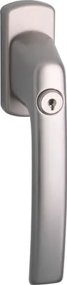Produktbild von MACO Fenstergriff HARMONY - Sperrzylinder, VK 7x35 mm, Alu titan eloxiert