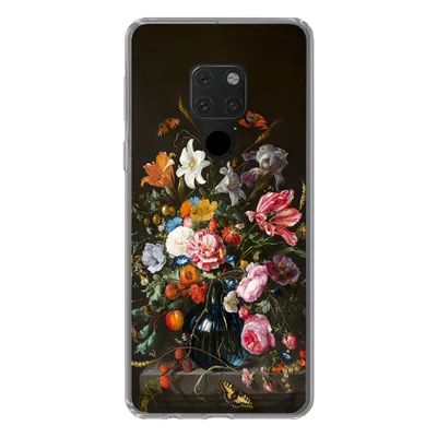 Produktbild von MuchoWow® Handyhülle Schutzhülle Hülle für Huawei P40 Lite Vase mit Blumen - Jan Davidsz de Heem - Kunst Silikon Softcase Handy Hülle - Handy