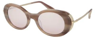 Image de Maxmara MM0080 Beige corne 51/21/135 Lunettes de soleil pour femmes