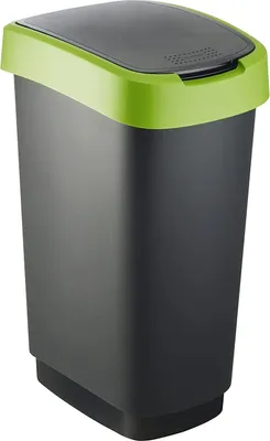 Produktbild von Swingeimer 50 l TWIST, Farbe:Grün / Schwarz