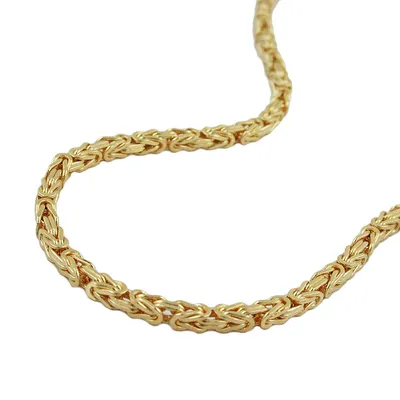 Produktbild von Armband 3x3mm Königskette Vierkant AMD 19cm gold 3mm