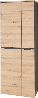 Obrázek produktu pro Nábytek24 Policová skříň Brego 01 Skříň na dokumenty Kancelářská skříň Šatní skříň 75 x 197 x 37 cm