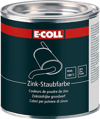 Produktbild von E-Coll Zink-Staubfarbe 375ml/800g Dose , 4317784349178