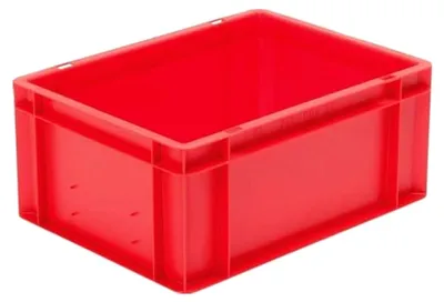 Produktbild von Transportstapelbehälter 400x300x175mm rot aus PP