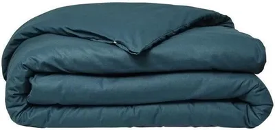 Image de Housse de couette TODAY Essential, 240 x 260 cm, 2 personnes, 100% Coton uni, Paon