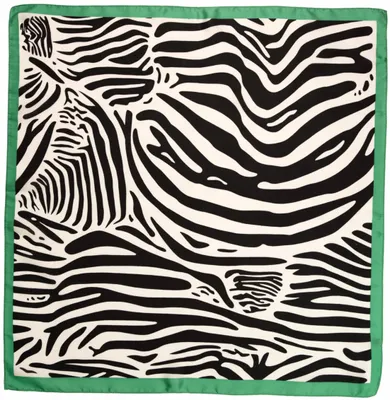 Produktbild von Szaleo Satin Ribs Damen Halstuch Zebra Satineffekt