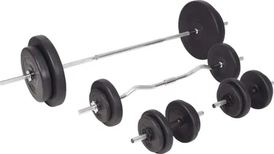 Obrázek produktu pro vidaXL Sada činek a činek 90 kg