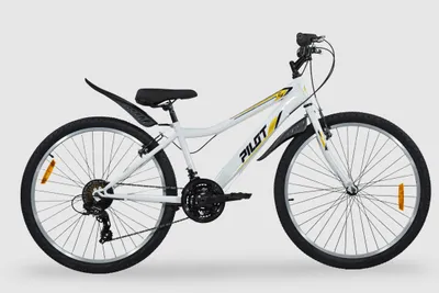 Produktbild von Pilot Bike 26 Zoll Mountainbike MTB – 21 Gang Shimano Schaltung, Stahlrahmen, V-Brakes, Federgabel, 1,95 Zoll Reifen, Aluminiumfelgen
