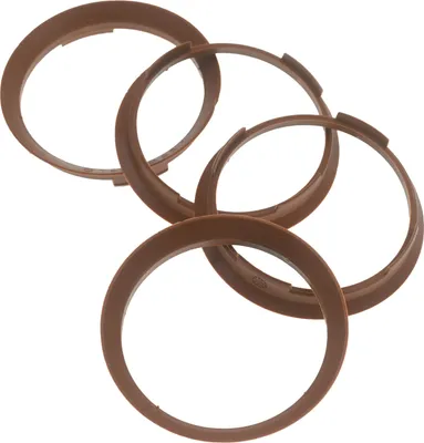 Produktbild von 4x Zentrierringe 70,4 x 65,1 mm Hellbraun Felgen Ringe  Germany