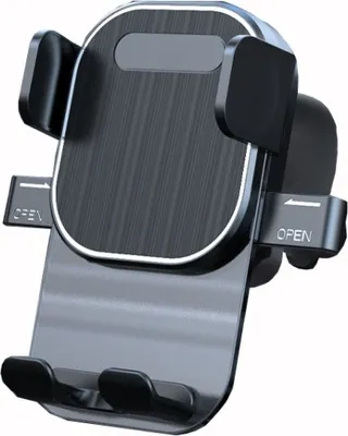 Productafbeelding van Autonavigatiehouder voor in de auto, bevestiging voor ventilatierooster, telefoonhouder, stijl: textuurmodel