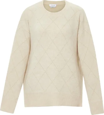 Produktbild von caneva damen strickpullover - wollweiss, M/L