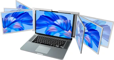Obrázek produktu pro Přenosná 14palcová rozšiřující obrazovka pro notebooky FHD se třemi obrazovkami, rozlišení 1920 x 1200, 16:10, 233 x 351 x 28,6 mm, pro 15-17,3palcový notebook