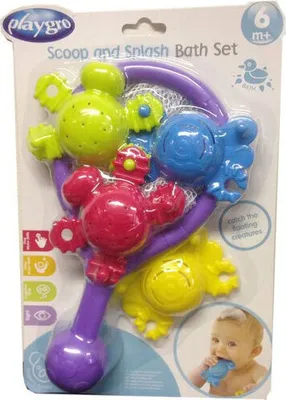Produktbild von Playgro Scoop And Splash Bath Set, Badeset, 0,5 Jahr(e), Mehrfarbig
