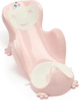 Immagine prodotto di Seggiolino da bagno THERMOBABY Babycoon, rosa cipria, antiscivolo, confortevole, 0-8 mesi